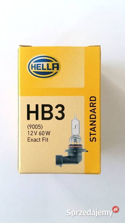 Żarówka HB3 12V 60W Hella Oświetlenie Sosnowiec