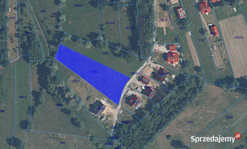 Działki budowlane w Krzeczowie kBochni budowlana Sprzedaż