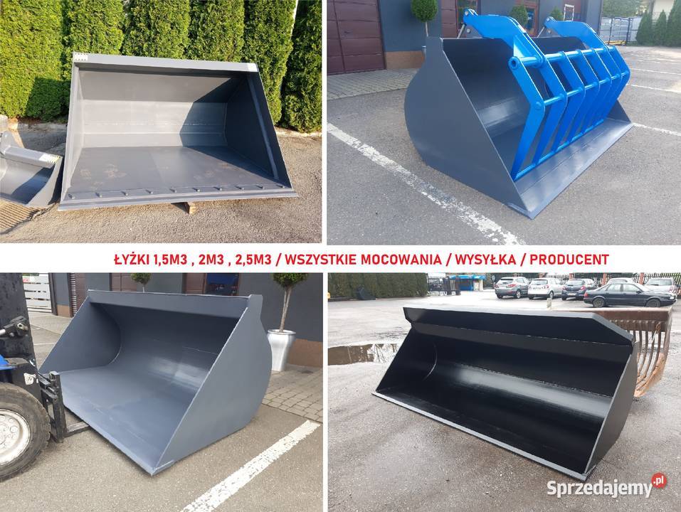 Łyżka szufla JCB QFIT 25M3 Lemiesz Hardox 500 nie Kraków sprzedam