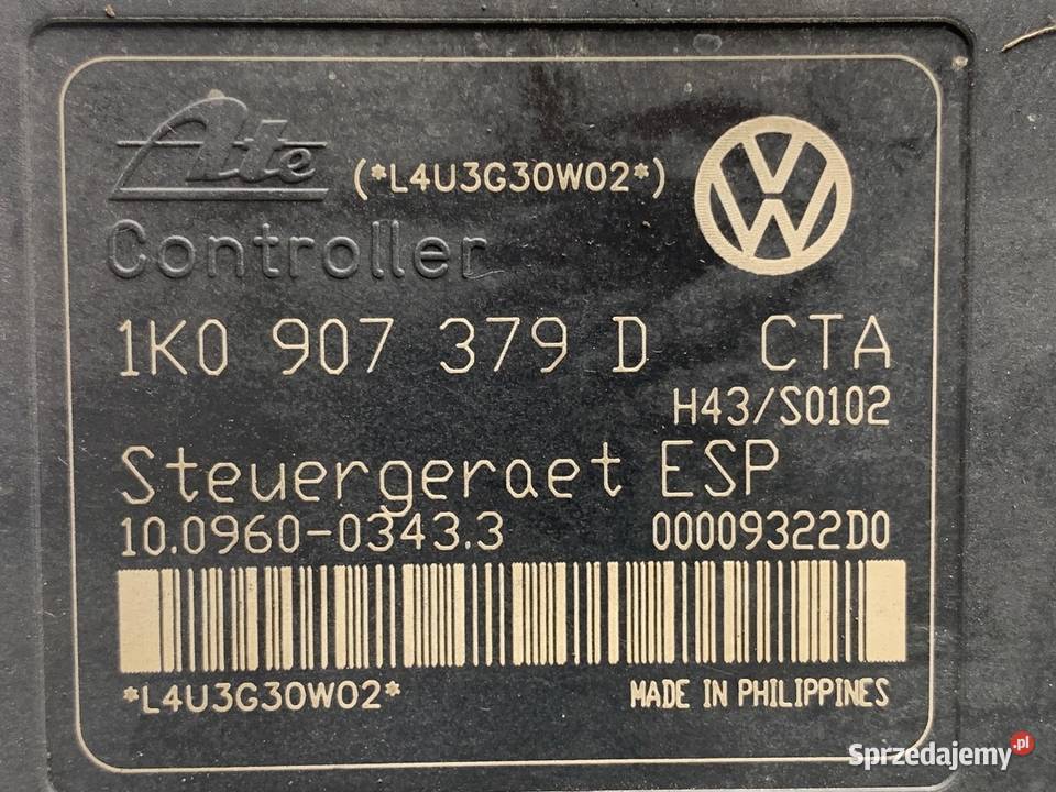POMPA ABS VW TOURAN 1K0907379D 19 100 0310