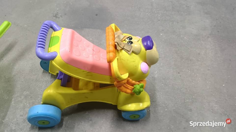 Chodzik jeździk Fisher taczki