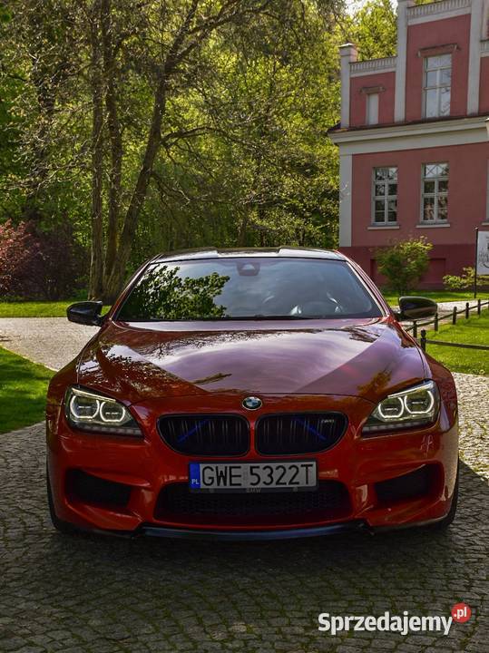 BMW M6 F13 Sakhir Orange Czarna skóra Super stan Kębłowo sprzedam