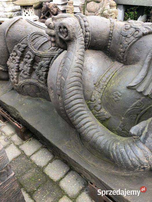 Ganesha Ganpati Ganeśa imponująca rzeźba z Szczecin
