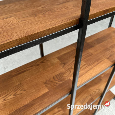 Regal metalowy loft Rzeszów dąb szafa na wymiar
