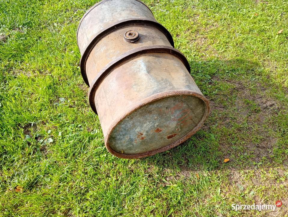 Beczka stalowa 200L ocynkowana na rope Albigowa sprzedam