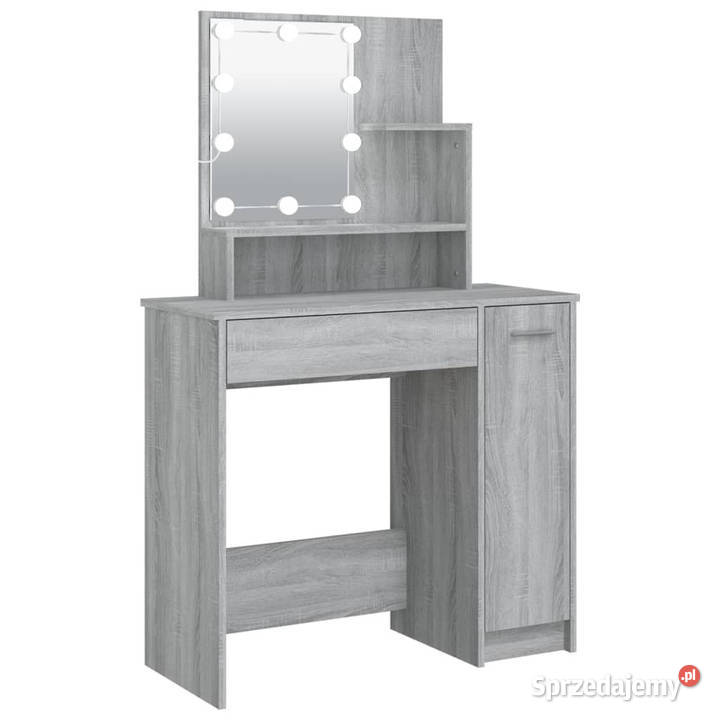 Toaletka z LED szary dąb sonoma 865x35x136 Warszawa sprzedam