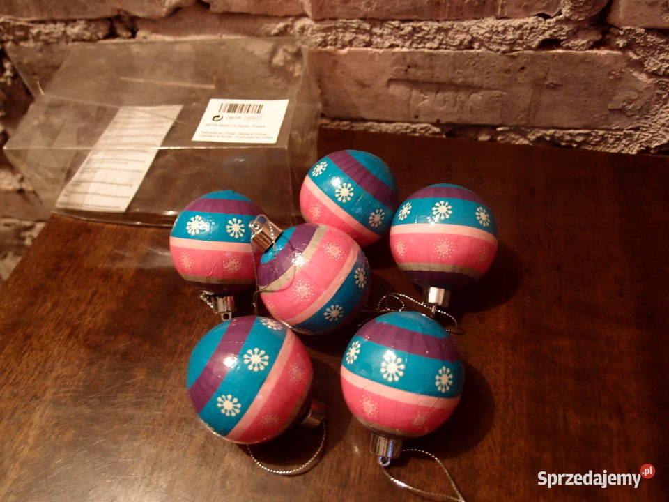 nietłukące się bombki choinkowe 6 6 łódzkie Łódź