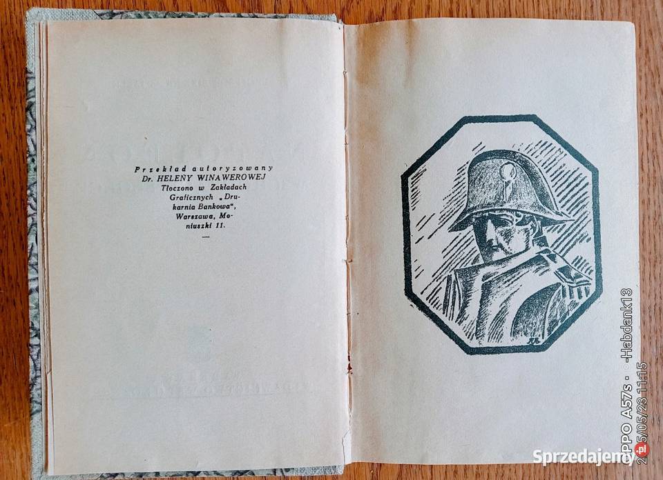 Napoleon Wschodzące słońce ETarle lata Antykwariat lubelskie Bychawka Trzecia