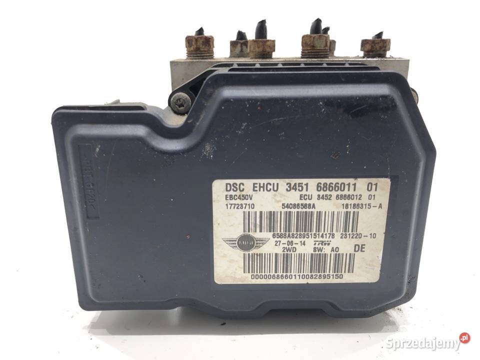 POMPA ABS MINI COUNTRYMAN R60 6866011 16 122 Układ ABS i ESP podkarpackie
