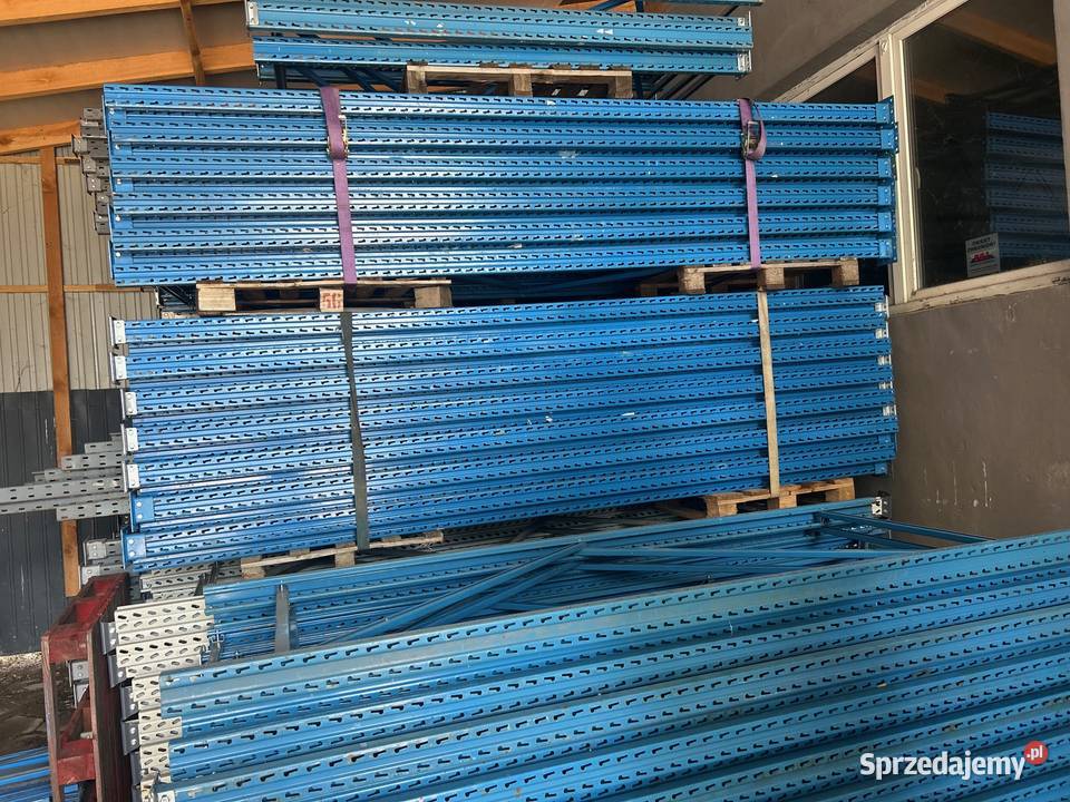 Gotowy solidny regał paletowy H300x110 trawers Janów Lubelski sprzedam