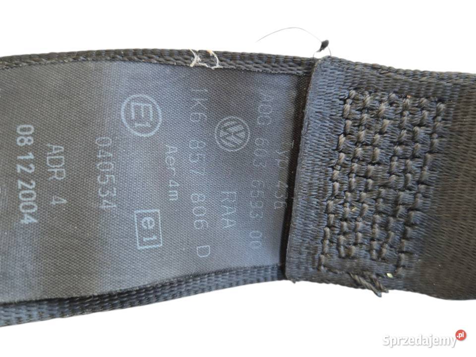 PAS BEZPIECZEŃSTWA TYŁ PRAWY LEWY ŚRODKOWY VW Pasy bezpieczeństwa Działoszyce