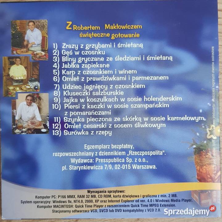 Kuchnia świąteczna i przepisy Makłowicza i Jaworzno