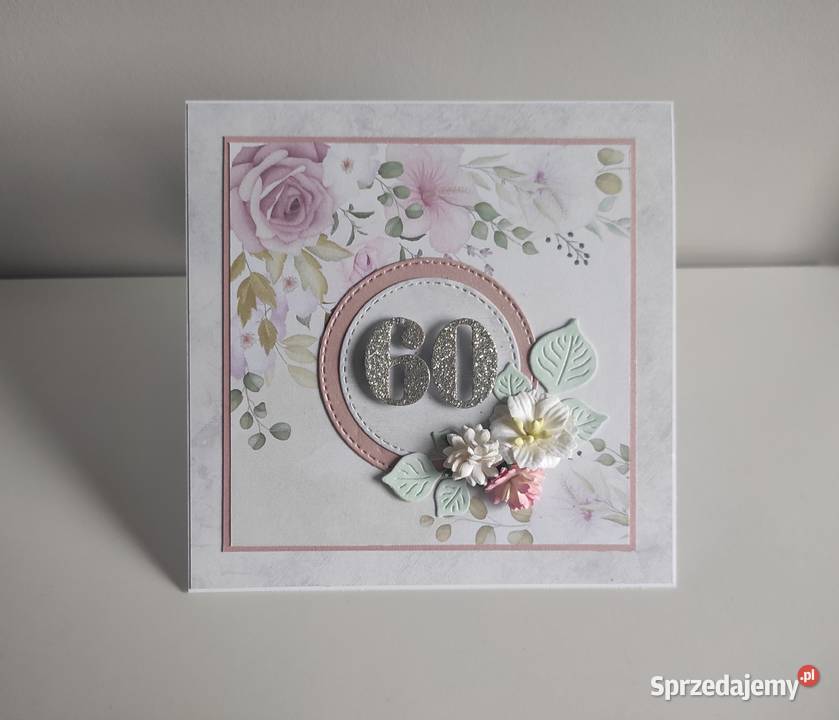 Kartka ręcznie robiona na urodziny urodzinowa Łódź