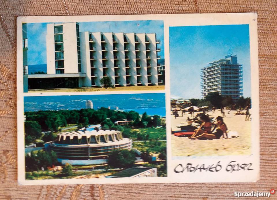 SŁONECZNY BRZEG KURORT NA WYBRZEŻU MORZA Antyki, Sztuka, Kolekcje Piszczac