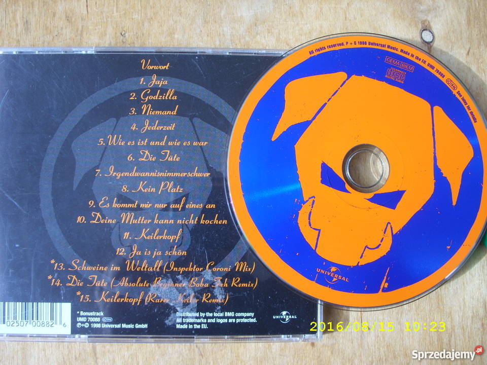 Rock CD KEILERKOPFVORWORT dolnośląskie Wołów
