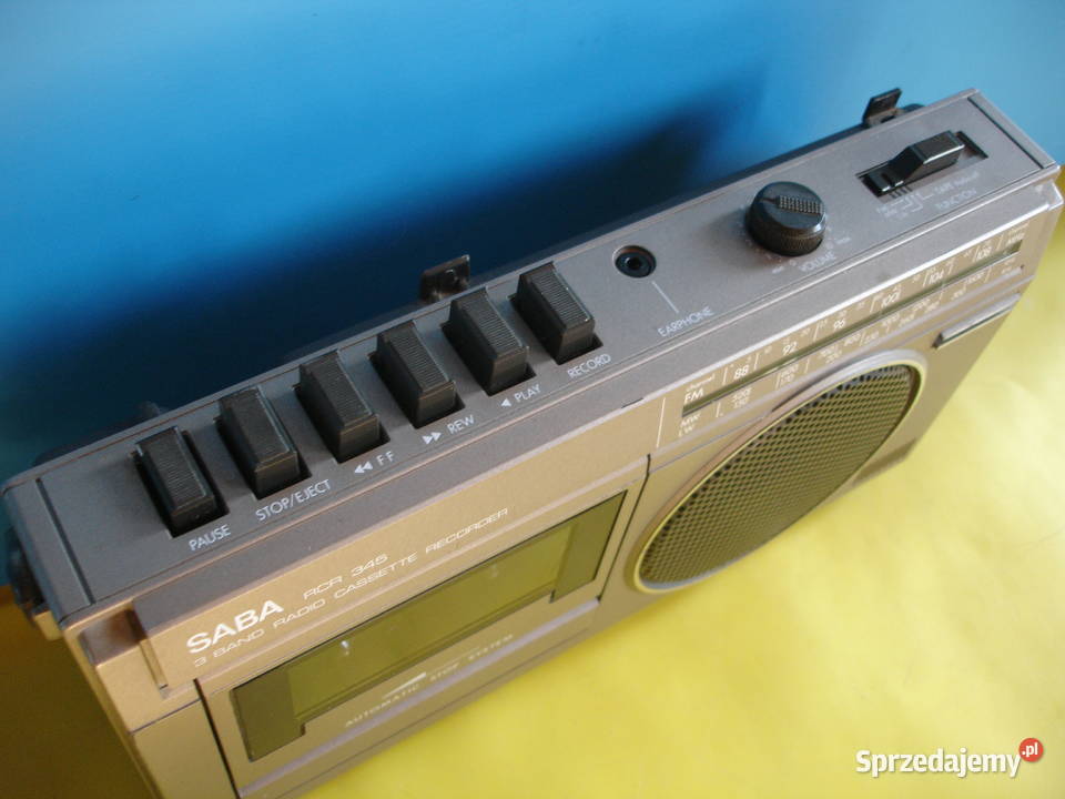 Radiomagnetofon SABA RCR345 Zielona Góra