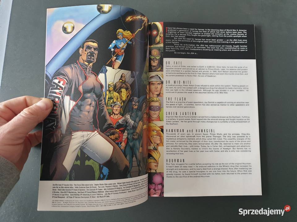 JSA Mixed Signals oryginalny komiks DC USA pomorskie Gdynia
