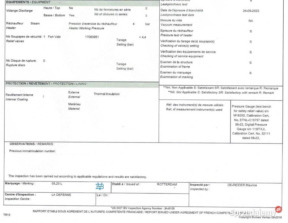 20ft ISO Tank kontenery ADR cysterny kontenerowe Oleśnica