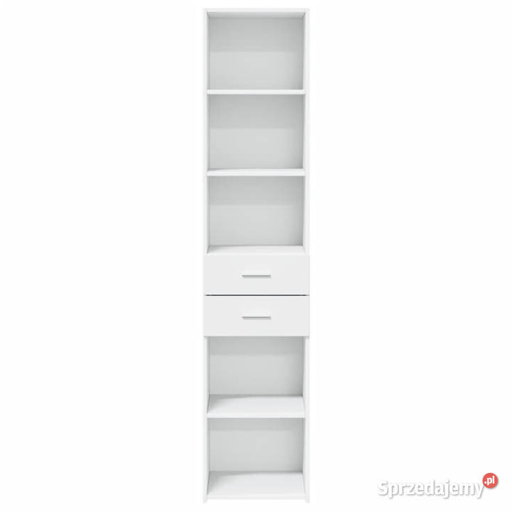 Wysoka szafka biała 40x425x185 materiał mazowieckie Warszawa