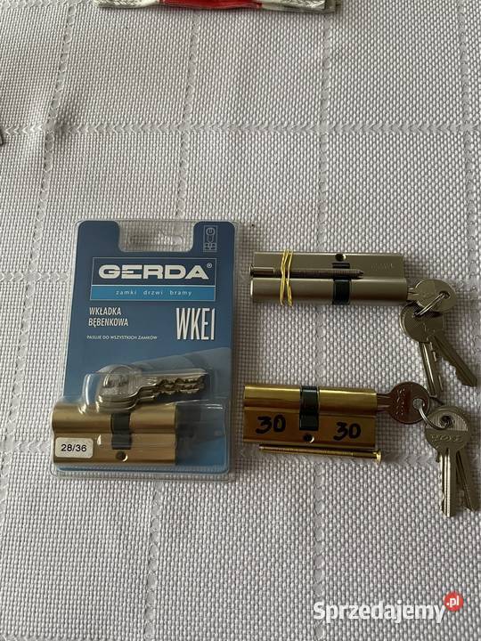 Wkładki patentowe do zamka Katowice sprzedam