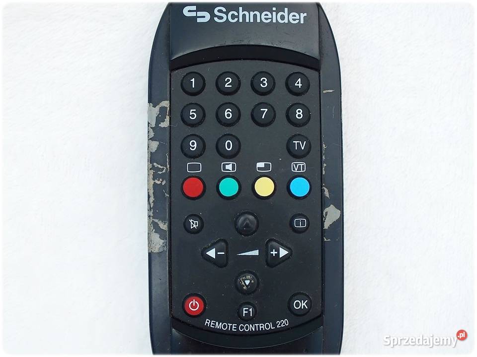 Pilot Schneider Remote Control 220 do starszych TV i Video Żary