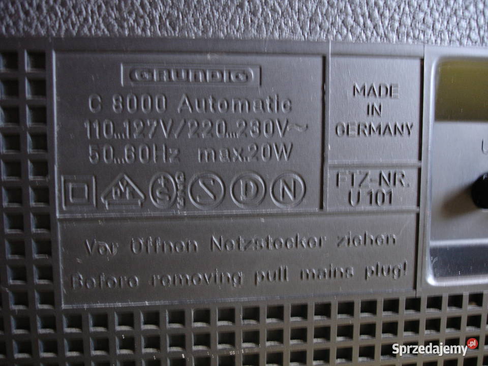 Radiomagnetofon GRUNDIG C8000 Zielona Góra