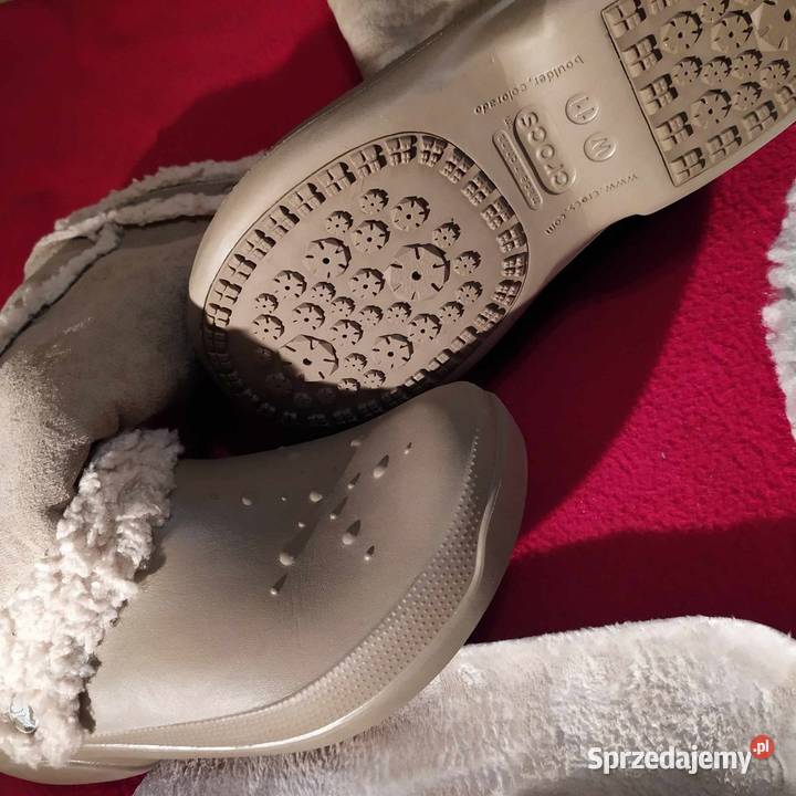 Klapki crocs Kozaki futro ultralekkie W11 EU Lublin sprzedam