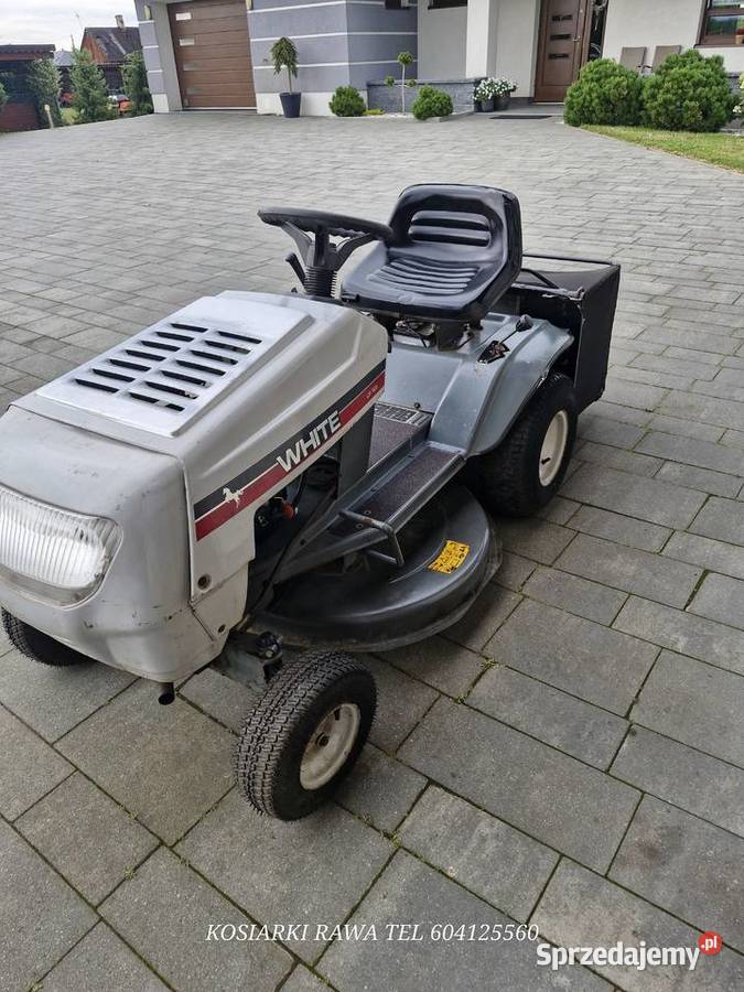 Kosiarka traktorek MTD white 12hp manual kosz