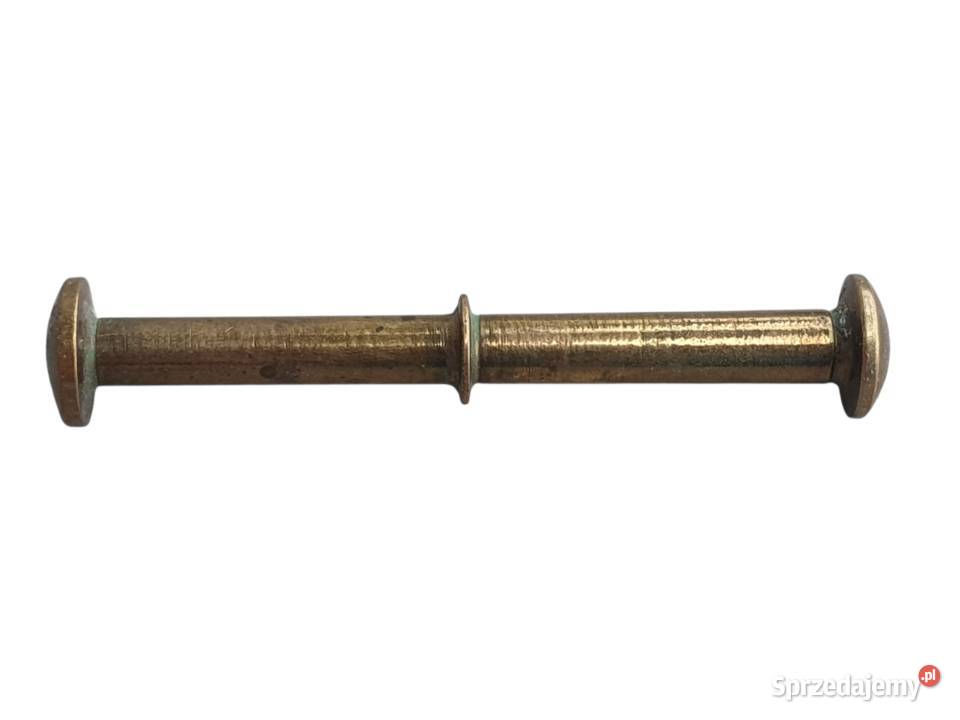 Stary mosiężny tłuczek do małego moździerza Pozostałe Cieszyn