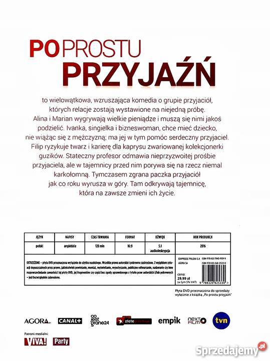 PROSTU PRZYJAŹŃ AGNIESZKA WIĘDŁOCHA Kalisz sprzedam