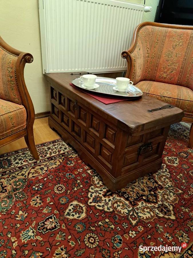 Skrzynia kufer siedzisko lata 20te ub wieku