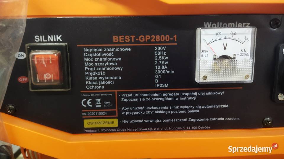 Generator Agregat prądotwórczy 25 Kw 27 Kw sprzedam