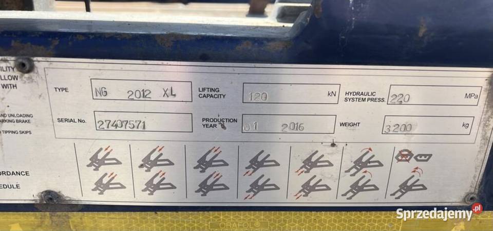 Renault D Gamma 2016 bramowiec hyfalift Ropczyce