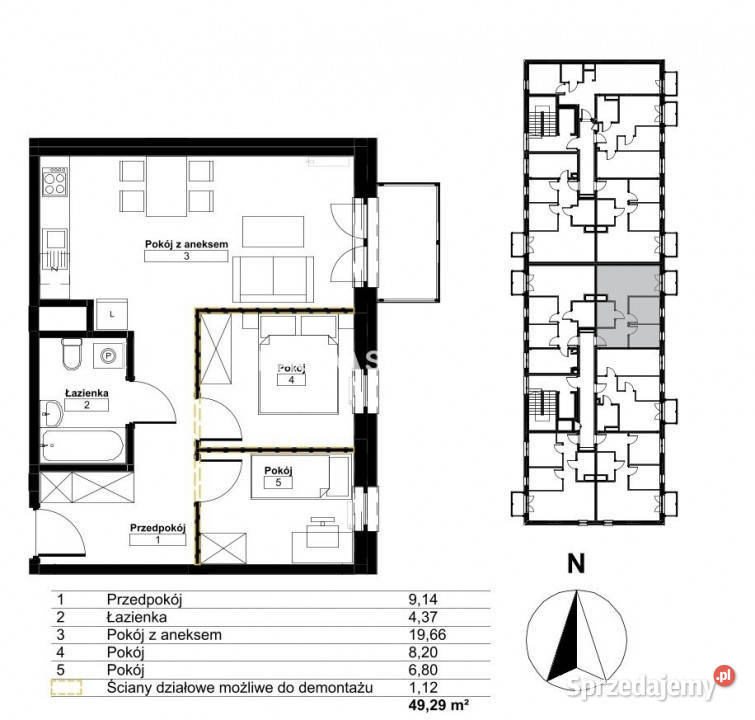 Ogłoszenie mieszkanie Kraków 4929m2 małopolskie
