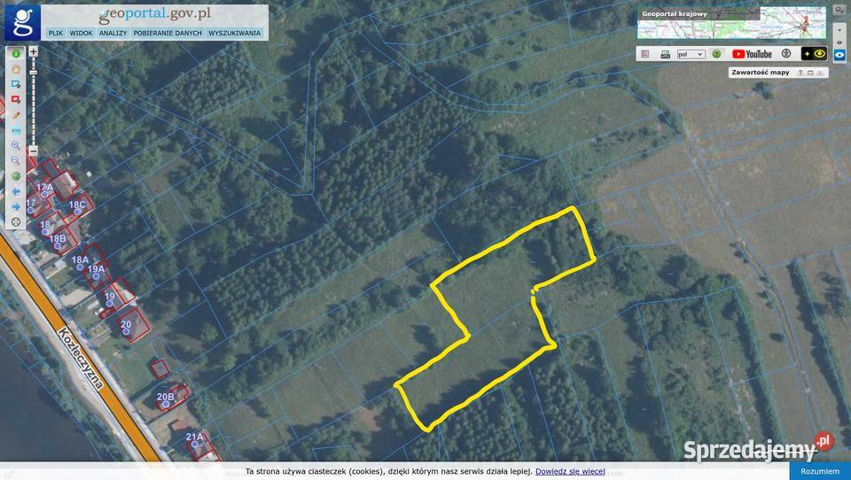 Działka rolna rekreacyjna Krościenko Dunajcem