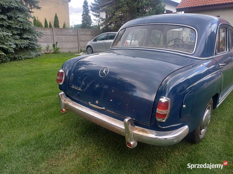 Mercedes w180 220s duży ponton wielkopolskie Smardów sprzedam
