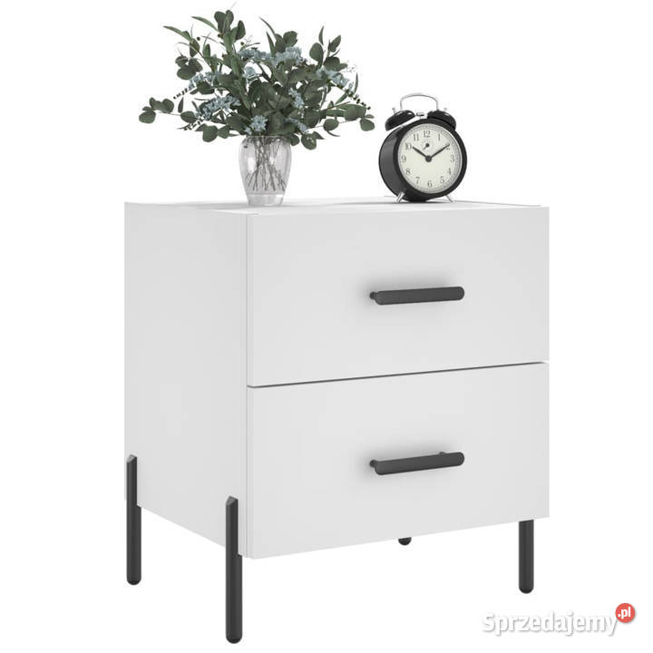 Szafki nocne 2 białe 40x35x475 WM827325 sprzedam