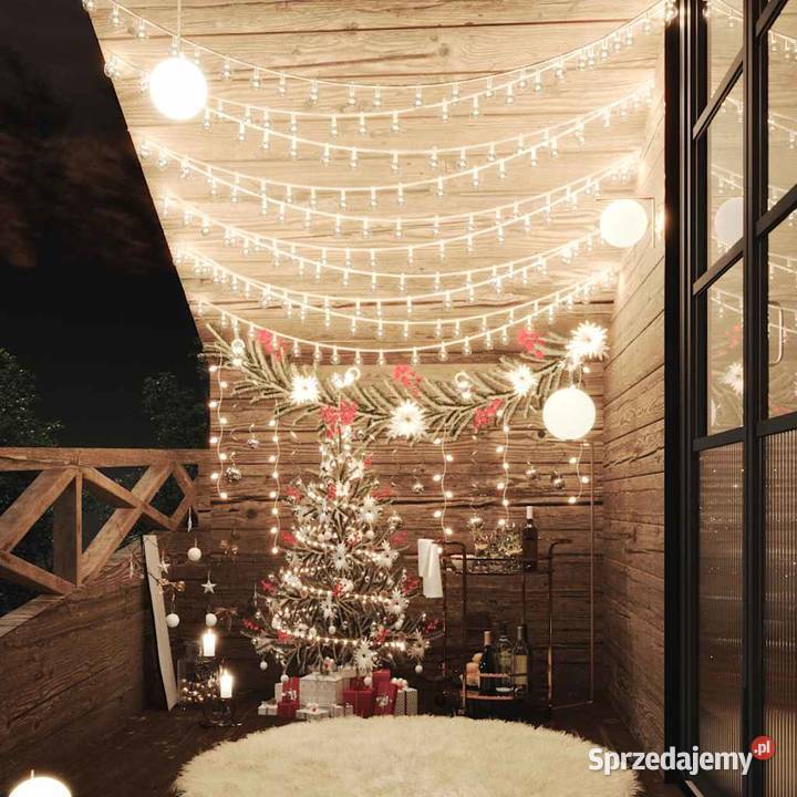 vidaXL Lampki świąteczne 20 m 200 diod LED Warszawa