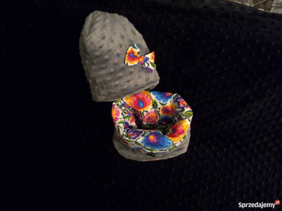 czapka i komin minky bawelna Ełk sprzedam