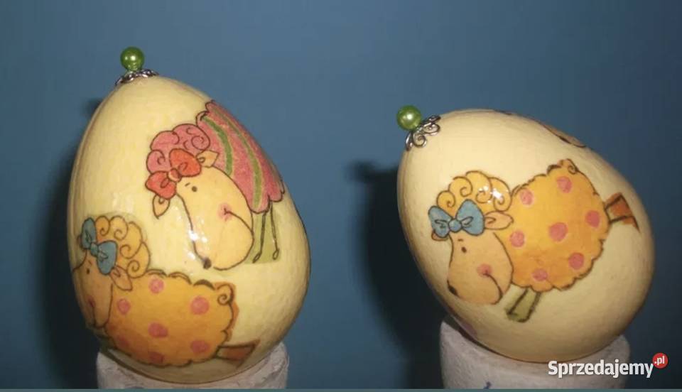 Pisanka kraszanka zdobiona metodą Decoupage Łódź