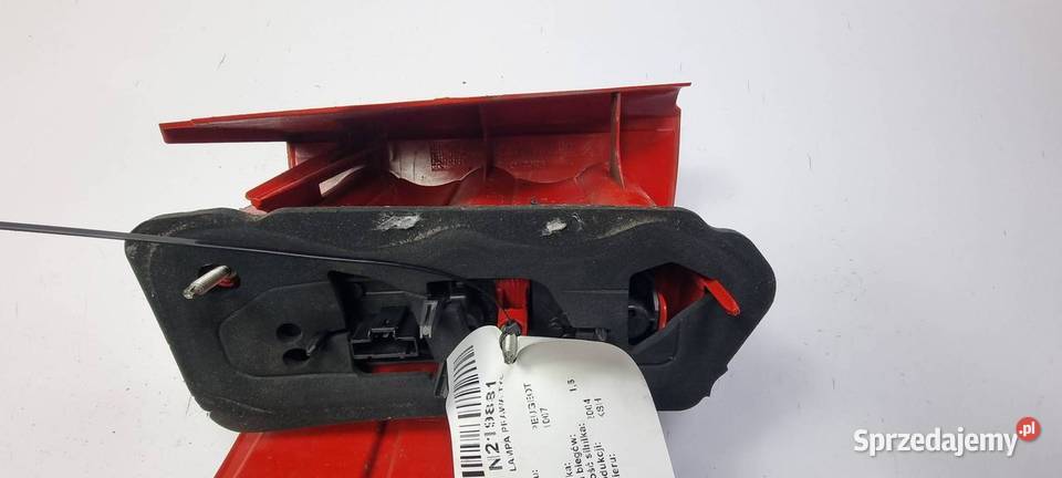LAMPA PRAWA TYŁ PEUGEOT 1007 KSH sprzedam