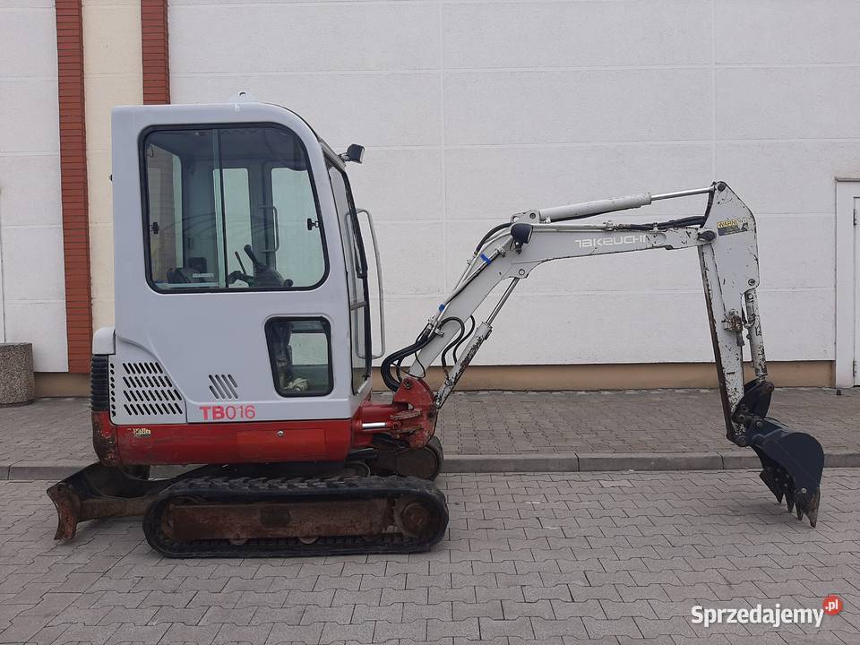 TAKEUCHI TB016 2007r 4000mth możliwość Koparki wielkopolskie Gniezno
