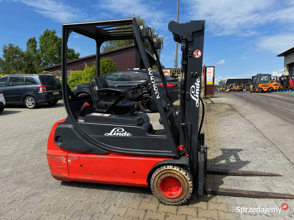 wózek widłowy elektryczny LINDE E18C02 1800 280m Działoszyn sprzedam