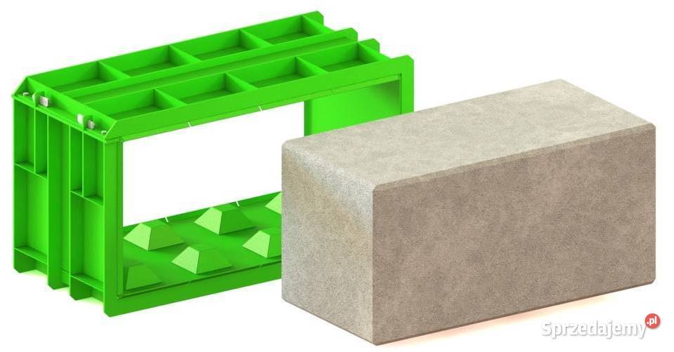 FORMA LEGO FORMA STALOWA BLOK BETONOWY 180X60X60 Warka