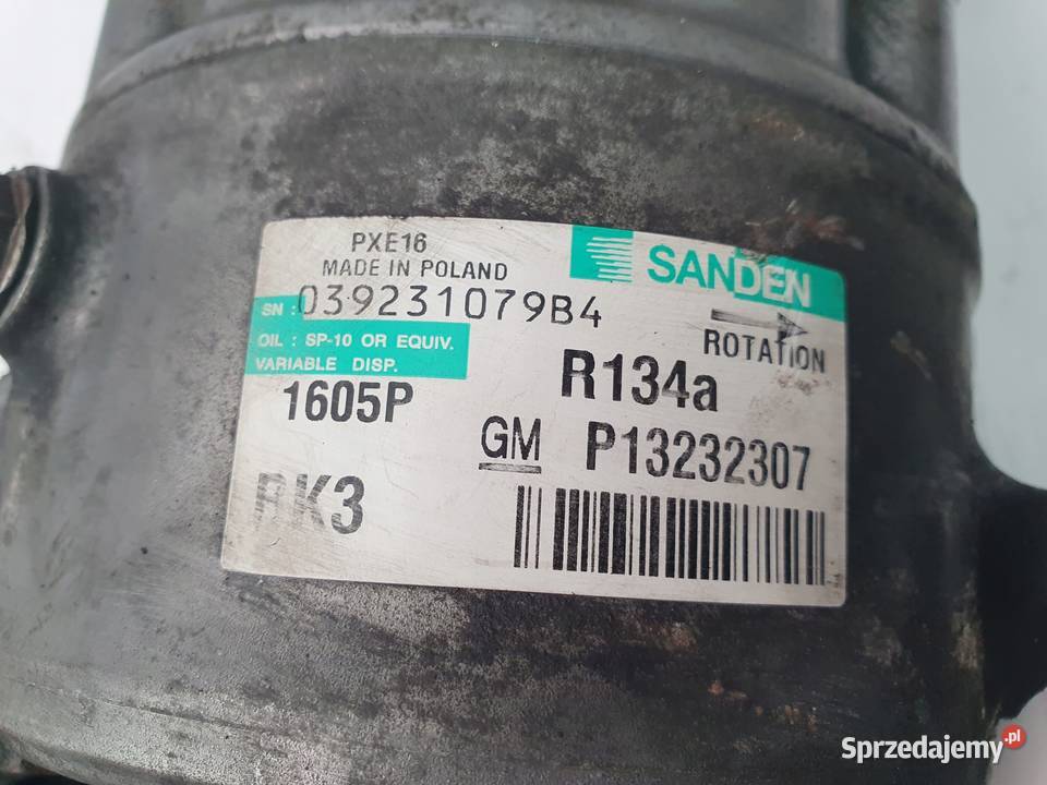 SPRĘŻARKA KLIMATYZACJI Opel Insignia 20 CDTI Kompresory klimatyzacji Chełm