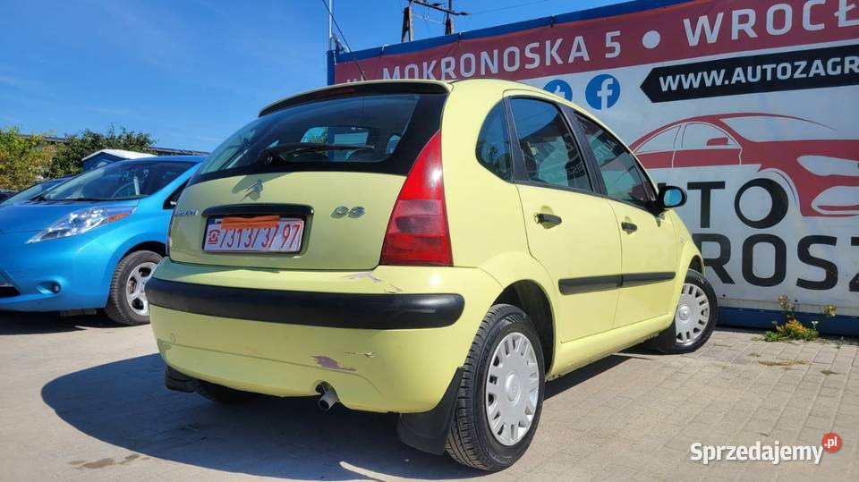 Citroen C3 14 Benzyna 5drzwi Klima Miejski dolnośląskie sprzedam