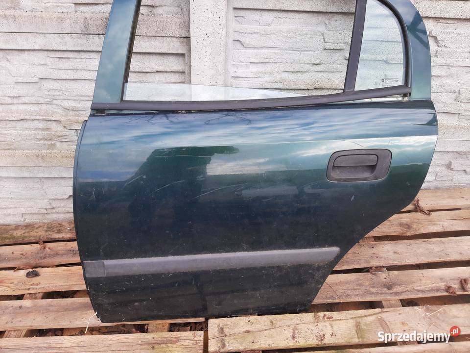 Opel Astra G 2 HB drzwi lewe tylne lewy tył osobowe łódzkie Ksawerów