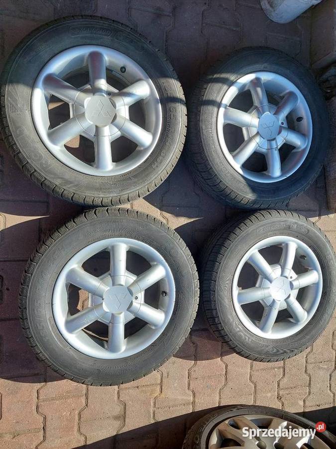 Alufelgi 14 4x1143 Mitsubishi Carisma Komplet małopolskie Sucha Beskidzka sprzedam