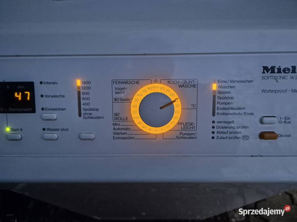 Pralka MIELE W 237 F 45 szeroka Bronów