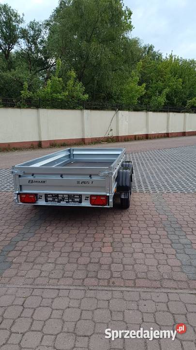 Przyczepka dwuosiowa Zasław 265t 750dmc Ostrowiec Świętokrzyski